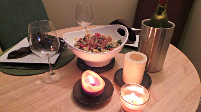 Romantic Dinner - Lobster over Pasta