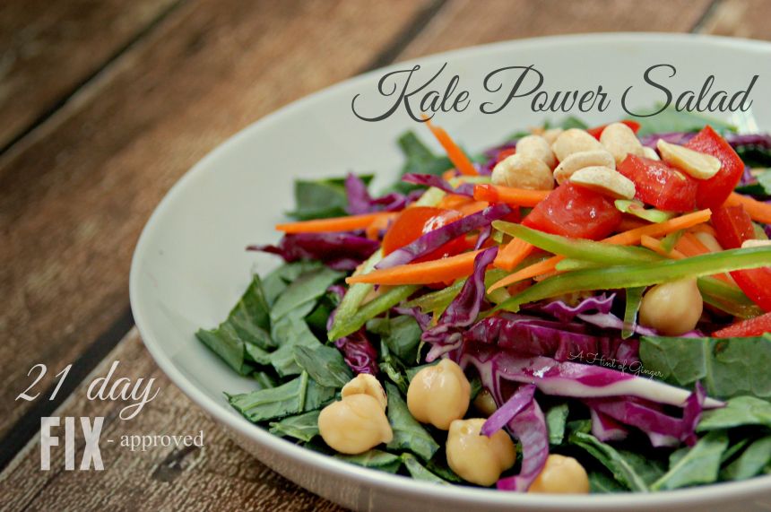 21 Day Fix Approved - Kale Power Salad