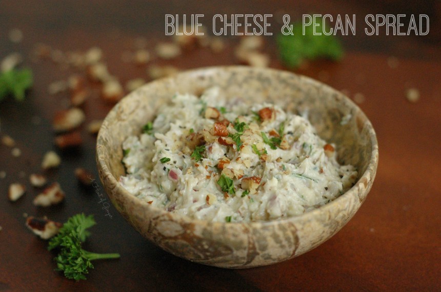 Blue Cheese & Pecan Spread A Hint of Ginger