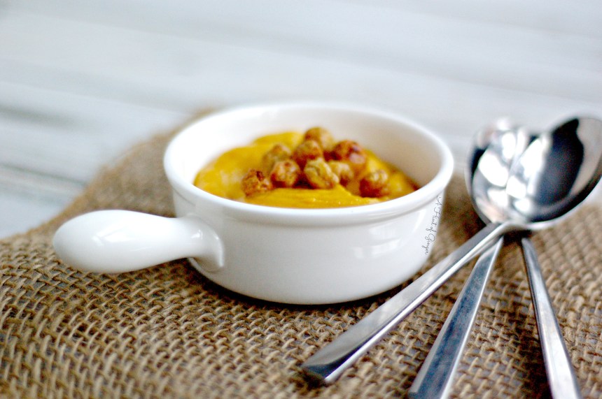 Carrot and Coriander Soup with Chickpeas 3
