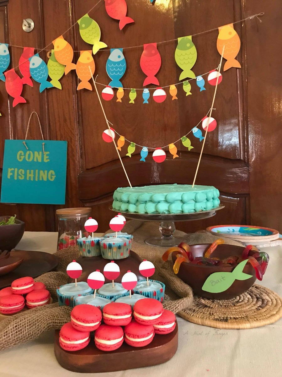 O-fishally one  Fishing birthday party, First birthdays, Fishing